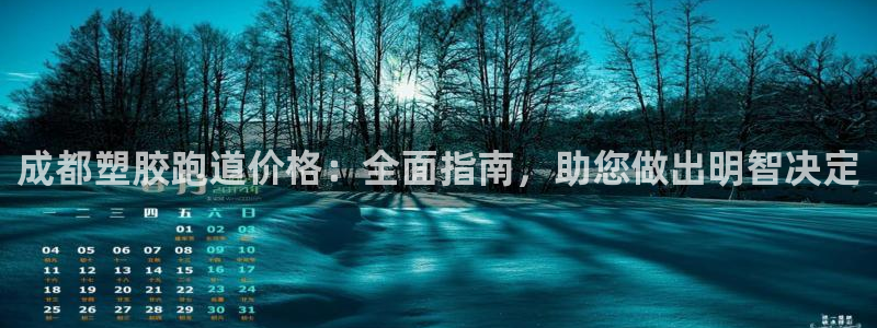 下载尊龙app：成都塑胶跑道价格：全面指南，助您做出明智决定