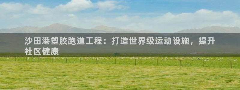 AG尊龙登陆网址：沙田港塑胶跑道工程：打造世界级运动设施，提升
社区健康