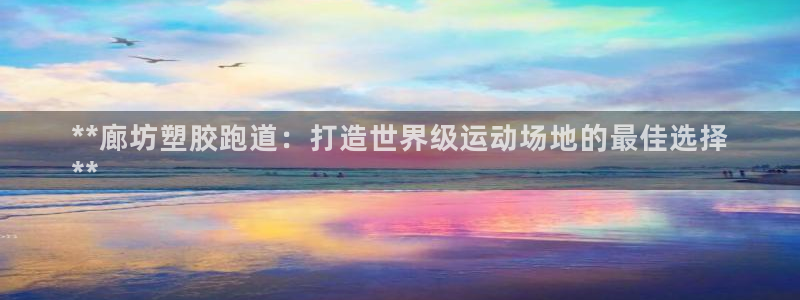 尊龙旗舰厅：**廊坊塑胶跑道：打造世界级运动场地的最佳选择
**
