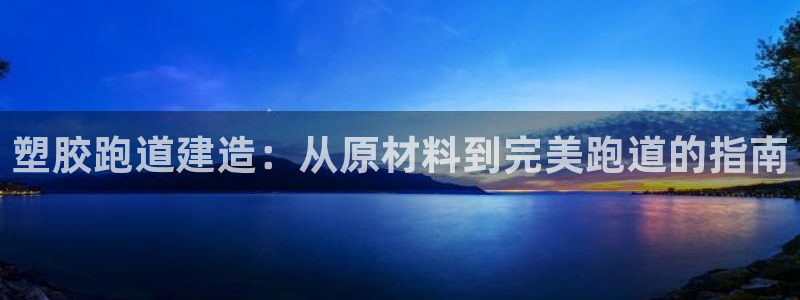 尊龙凯时人生就是搏技术实力：塑胶跑道建造：从原材料到完美跑道的指南