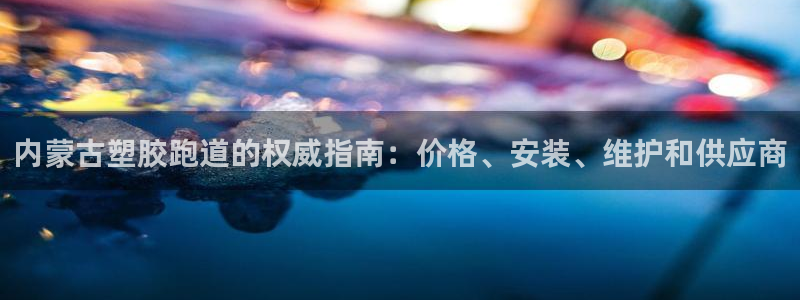 尊龙手机端下载：内蒙古塑胶跑道的权威指南：价格、安装
