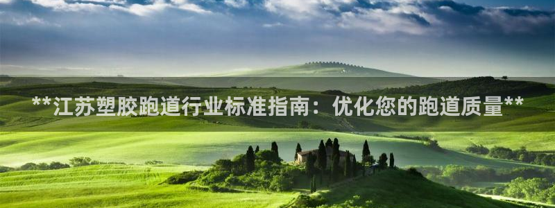 凯时k8官网首页：**江苏塑胶跑道行业标准指南：优化您的跑道质量**